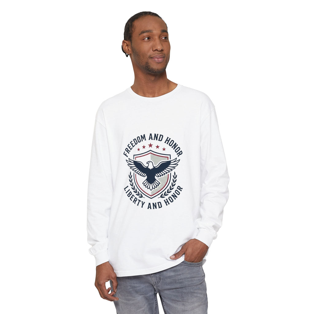Unisex Garment-dyed Long Sleeve T-Shirt