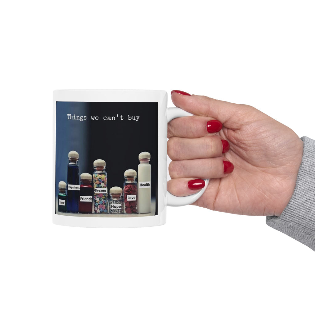 Coffee Mug — "Things to Buy" Cute Bottle Collection Ceramic Mug (11oz/15oz)