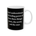 Inspirational Quote Ceramic Mug — "Don't Underestimate the Power of Small Things"
