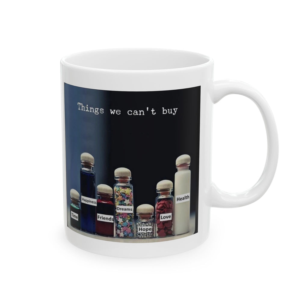 Coffee Mug — "Things to Buy" Cute Bottle Collection Ceramic Mug (11oz/15oz)