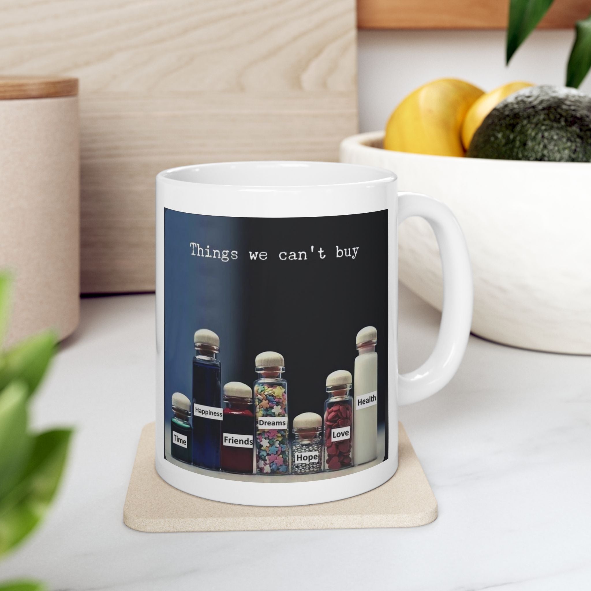 Coffee Mug — "Things to Buy" Cute Bottle Collection Ceramic Mug (11oz/15oz)