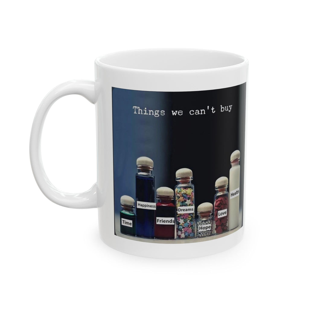 Coffee Mug — "Things to Buy" Cute Bottle Collection Ceramic Mug (11oz/15oz)