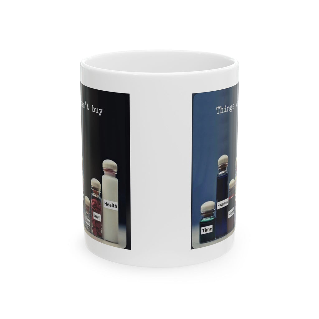 Coffee Mug — "Things to Buy" Cute Bottle Collection Ceramic Mug (11oz/15oz)