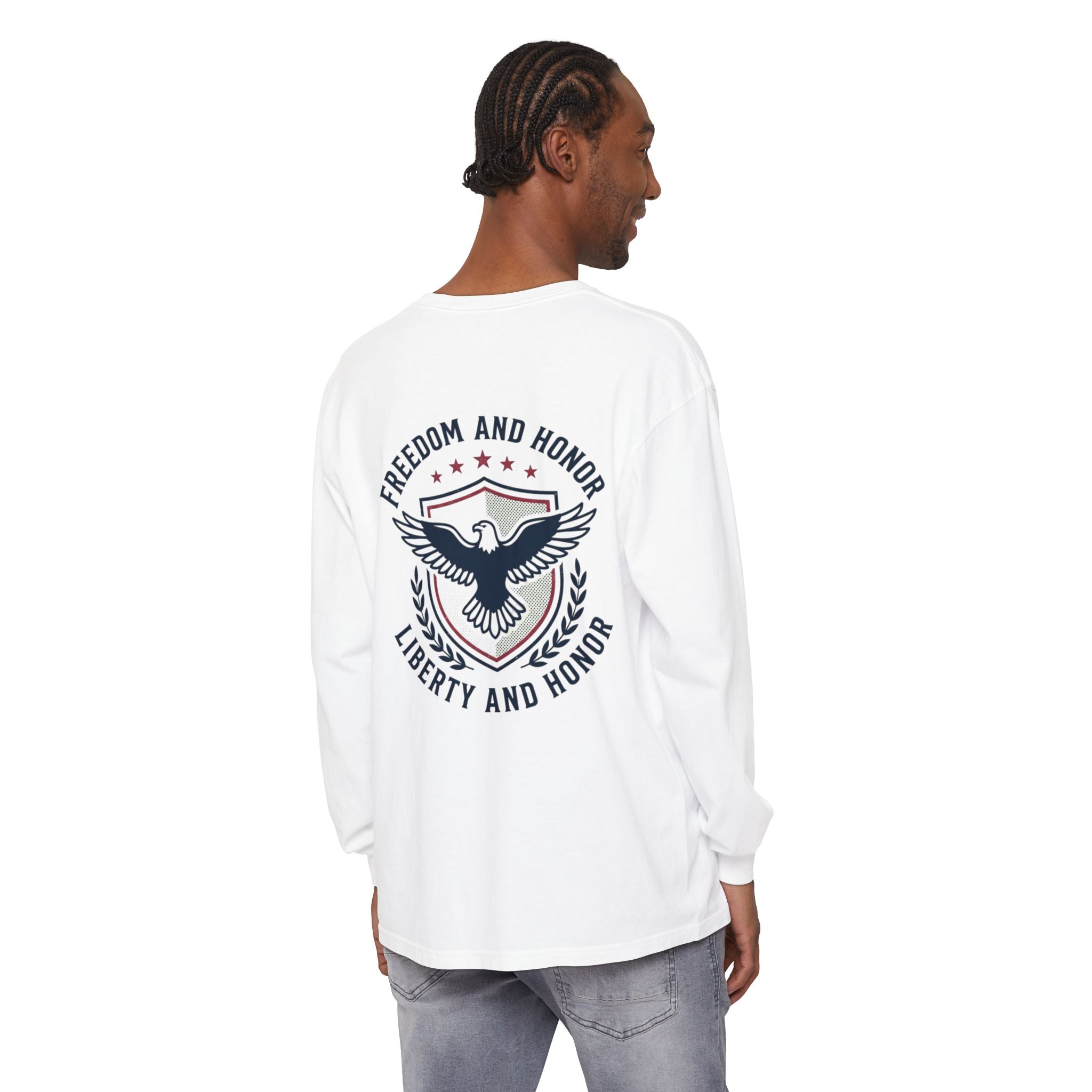 Unisex Garment-dyed Long Sleeve T-Shirt