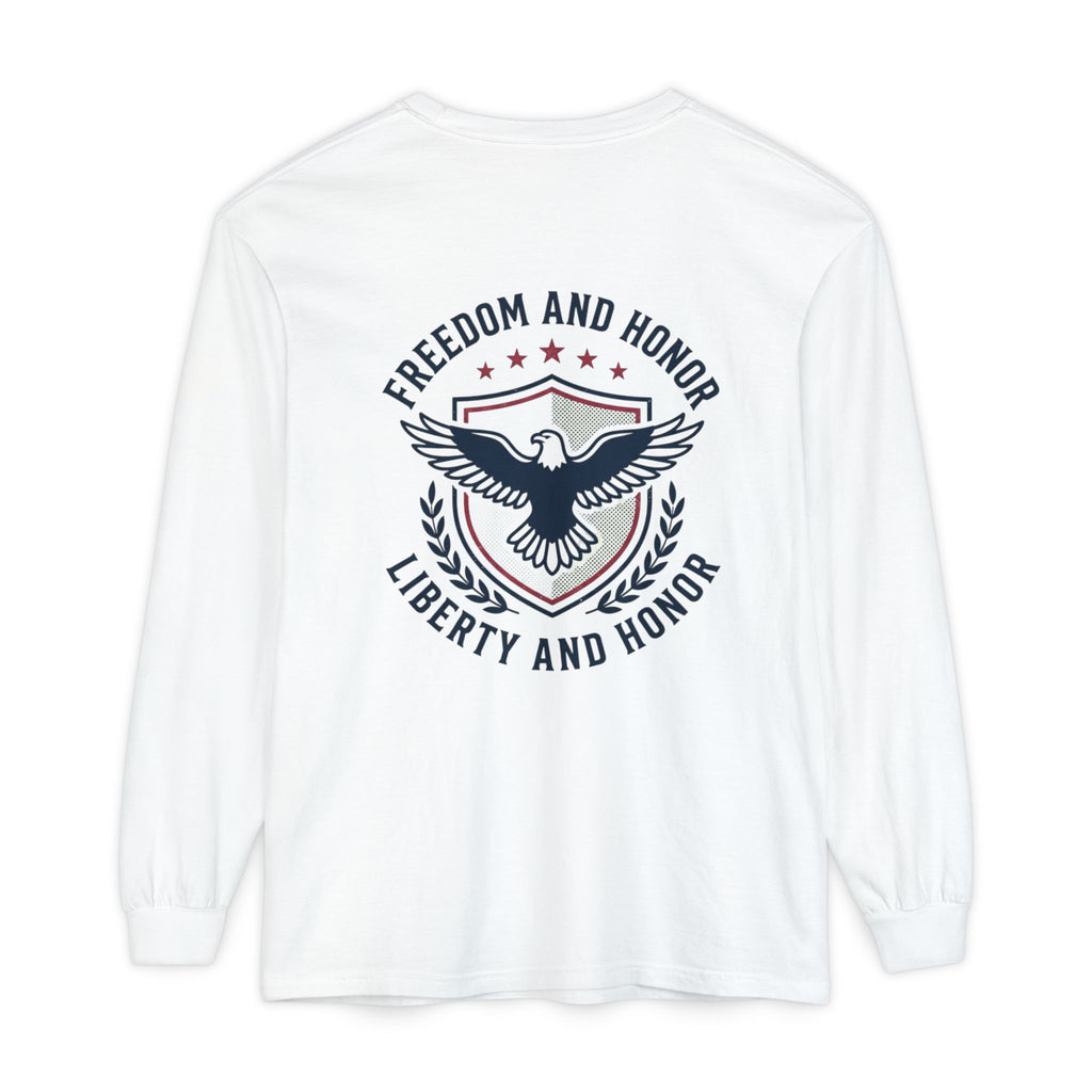 Unisex Garment-dyed Long Sleeve T-Shirt