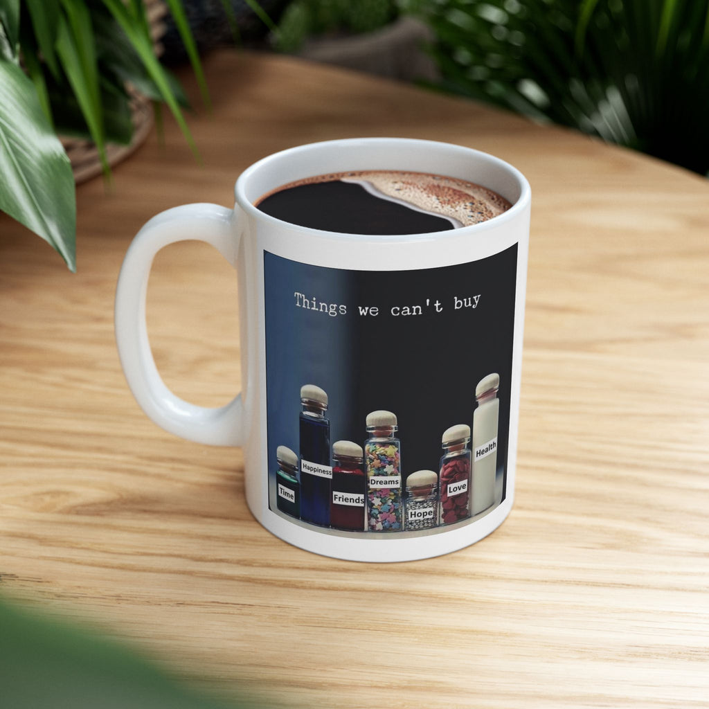 Coffee Mug — "Things to Buy" Cute Bottle Collection Ceramic Mug (11oz/15oz)