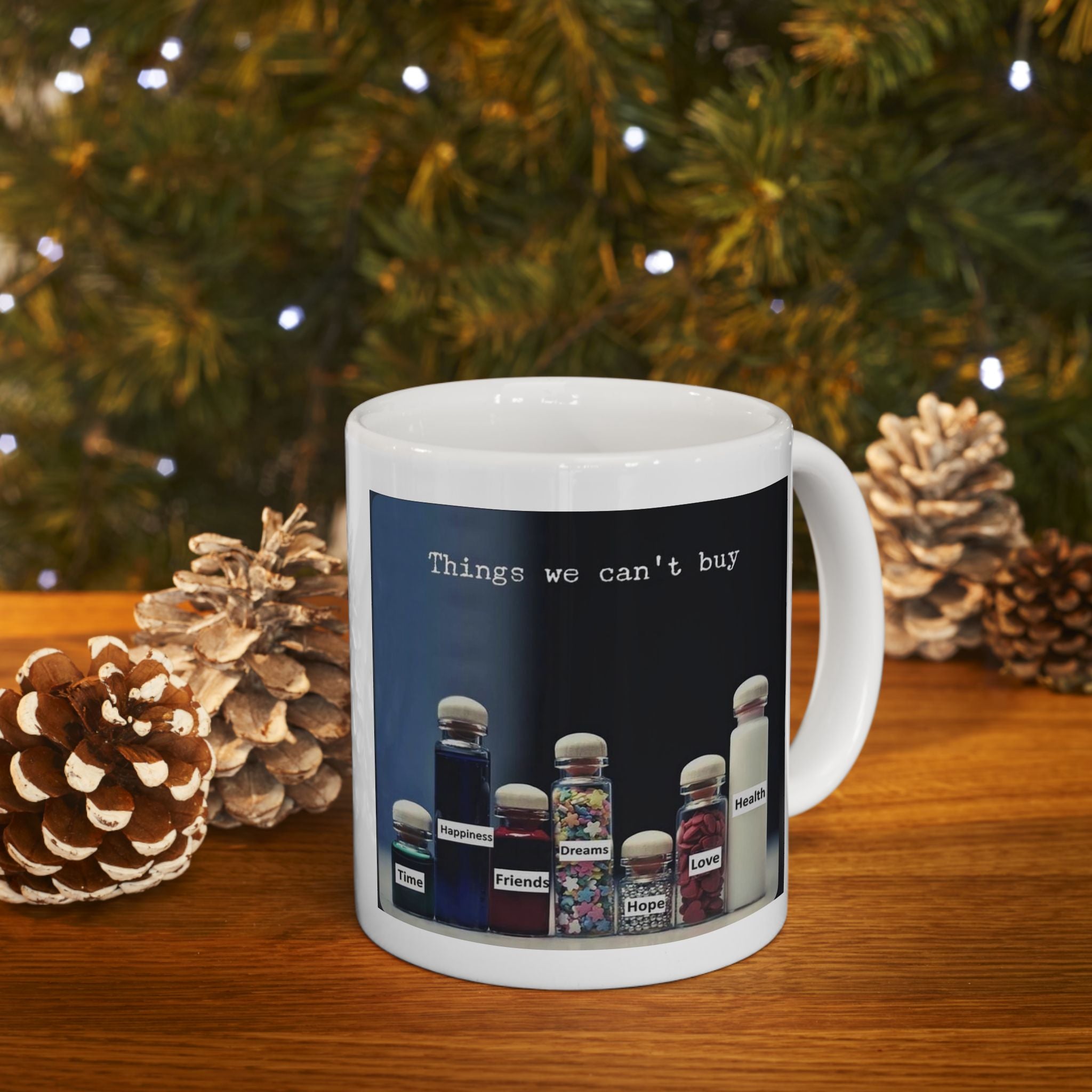 Coffee Mug — "Things to Buy" Cute Bottle Collection Ceramic Mug (11oz/15oz)