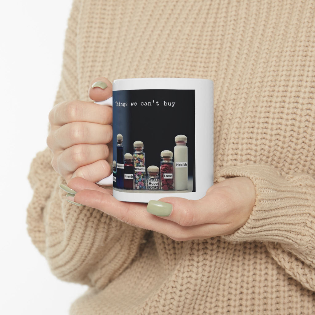 Coffee Mug — "Things to Buy" Cute Bottle Collection Ceramic Mug (11oz/15oz)